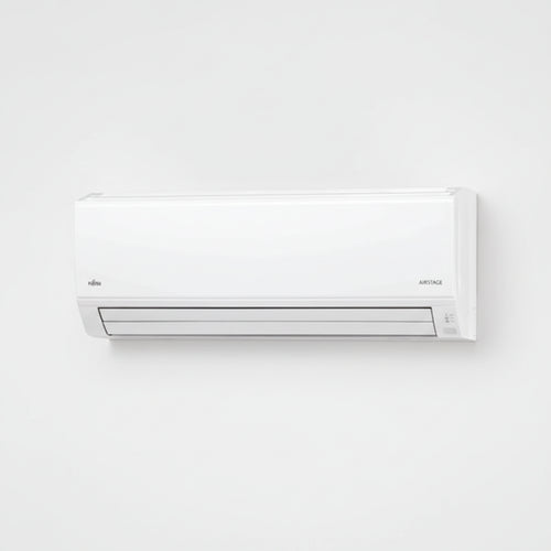 White air conditioner with 'Ariston' branding on a white background