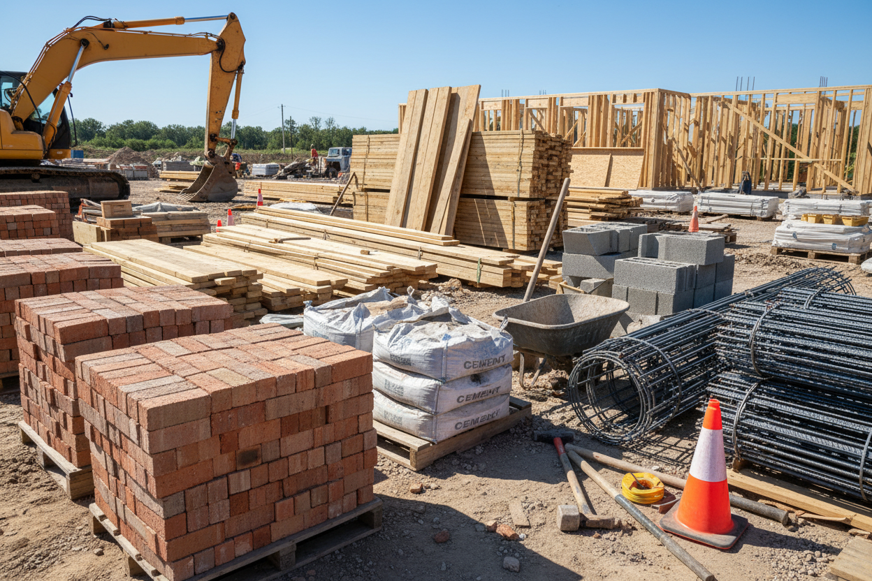 Construction Materials on Site